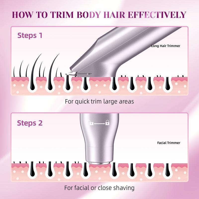 Flawless Finish Dual Trimmer - Nudiq